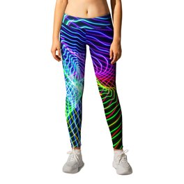 Triangle vortex light painting Leggings