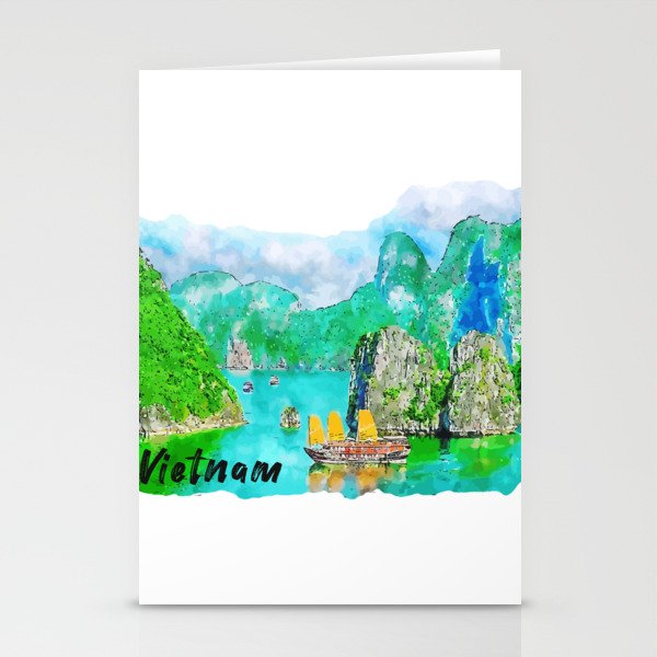Vietnam trip Stationery Cards