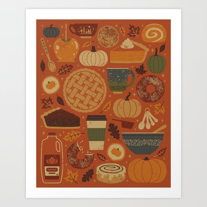 Pumpkin Spice Art Print