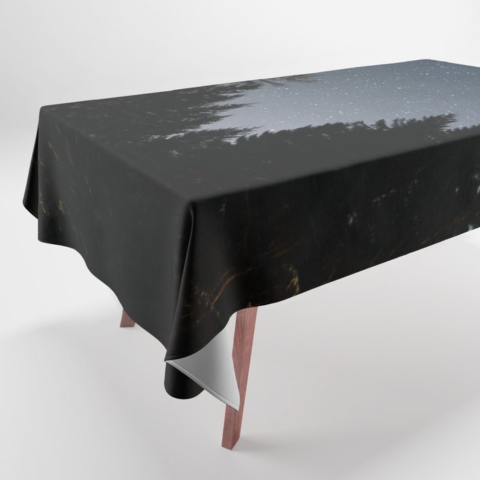 Night Sky in the Woods | Nautre and Landscape Photography Tablecloth