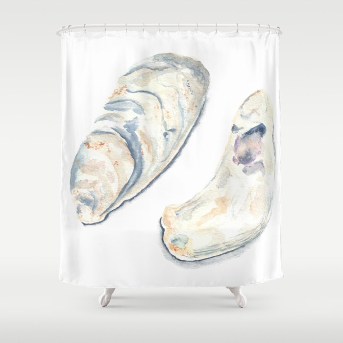Oyster Shells Shower Curtain