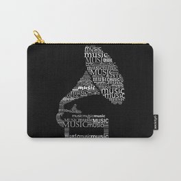 Invert typographic gramophone Carry-All Pouch