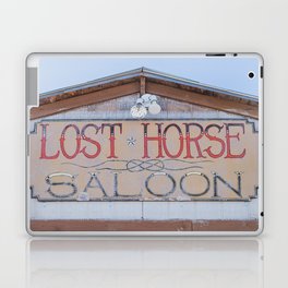 Lost Horse Saloon - Marfa Texas Photography Laptop Skin