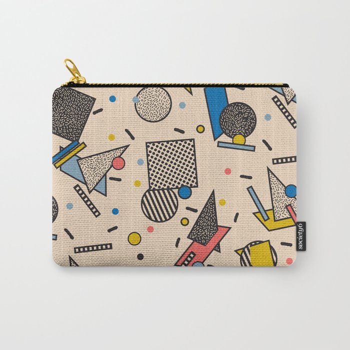 Memphis Inspired Pattern 7 Carry-All Pouch