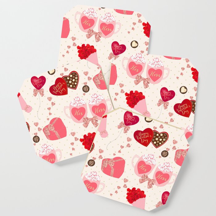 Valentine's Day Pattern Coaster