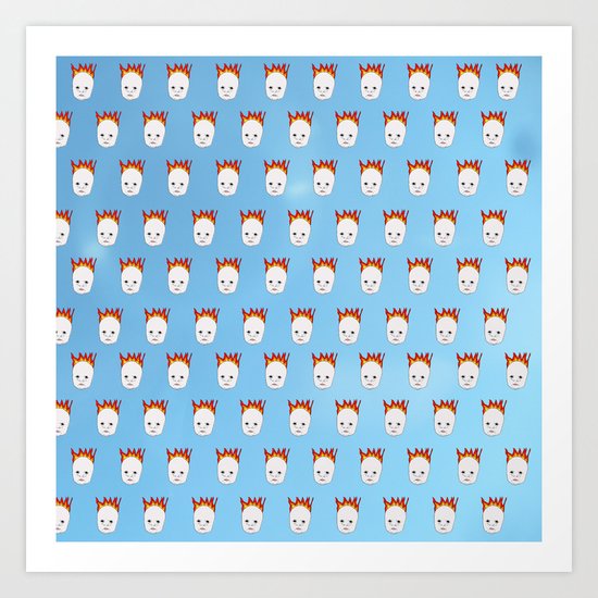 Baby's On Fire Art Print