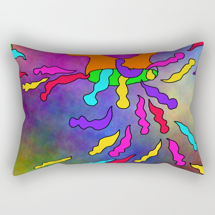 Abstract 33 Rectangular Pillow