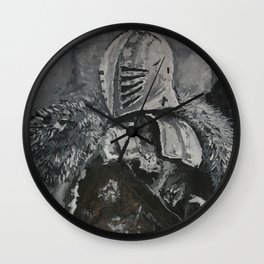 Winter Knight Wall Clock