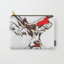 Deer Abstract Carry-All Pouch | Aerosol, Hjort, Ink, Hirsch, Acrylic, Pop Art, Venado, Painting, Oil, Animal 