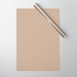 SOFT FUR COLOR. Beige Solid Color Wrapping Paper