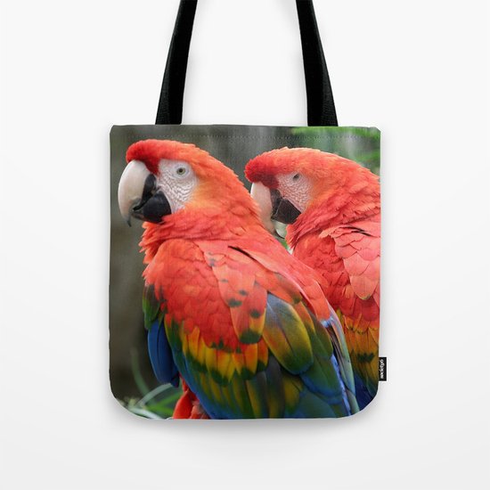Scarlet Macaw Tote Bag