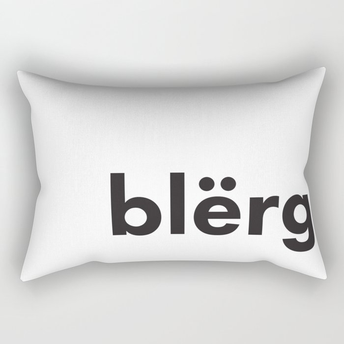 blerg Rectangular Pillow