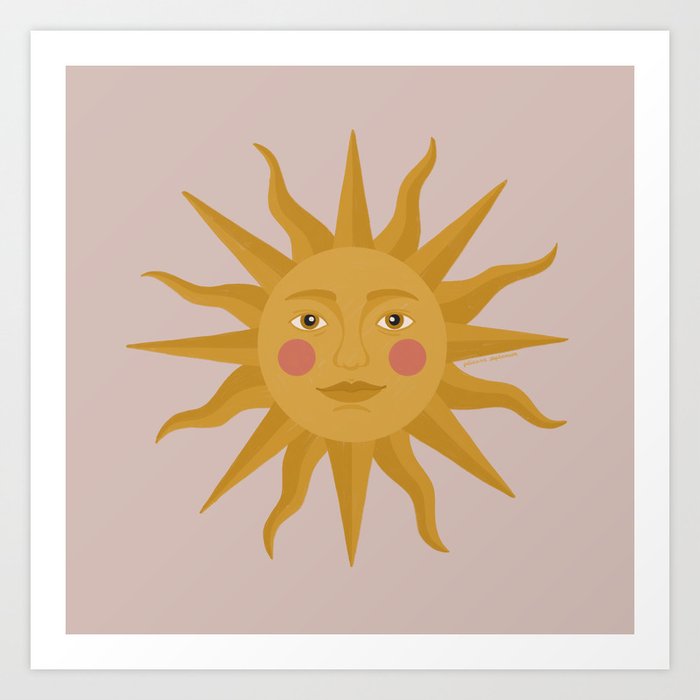 Sun Art Print