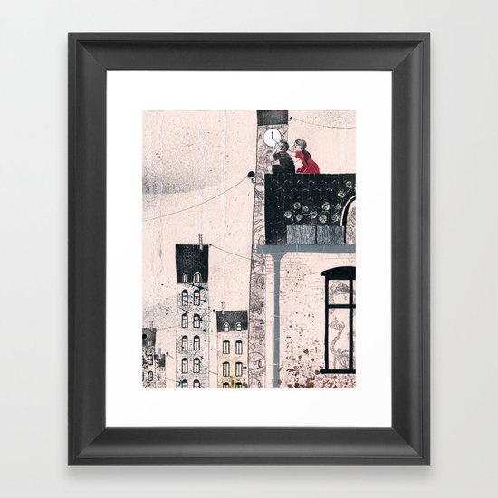 Snow Queen - Kay and Gerda Framed Art Print