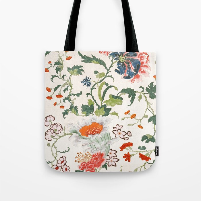Chinese Floral Pattern 14 Tote Bag