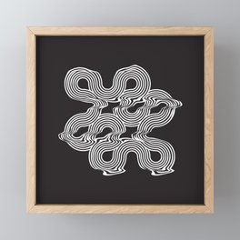Geometric Melt Framed Mini Art Print