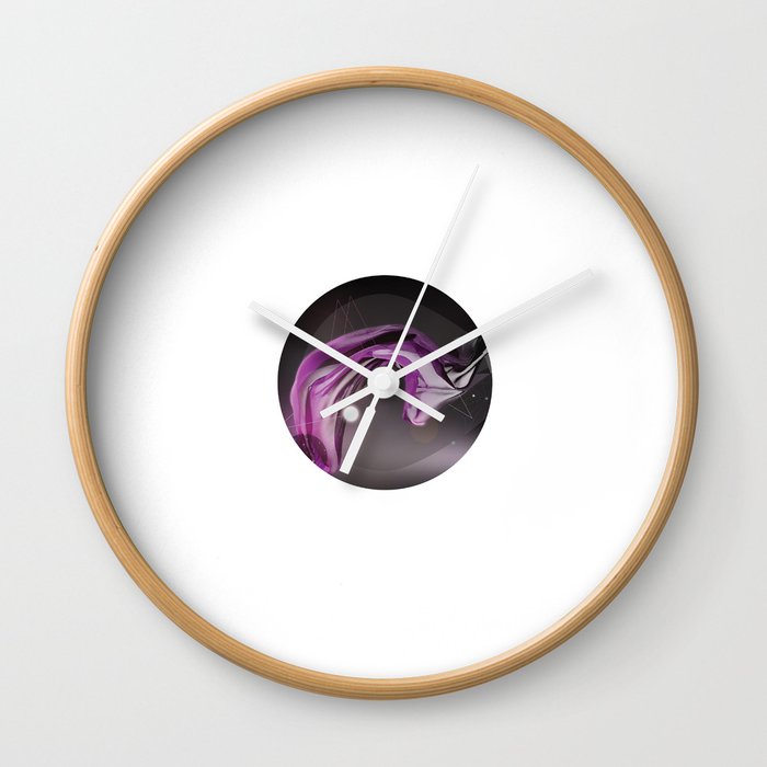 Back to Black. Back to #000000 Wall Clock