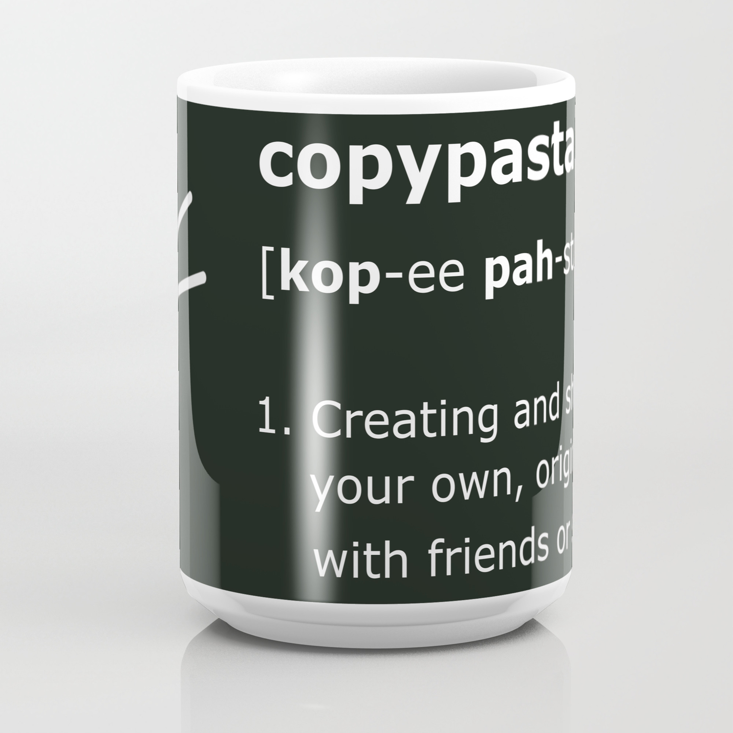 Copypasta Coffee Mug By Ctruter Society6
