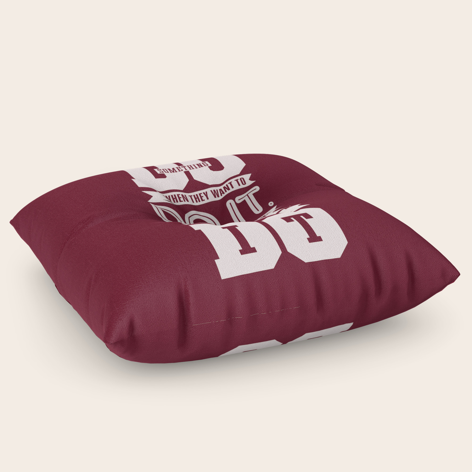 Lab No 4 Anyone Can Do Something Dr Phil Mcgraw Inspirational Quotes Floor Pillow By Labno4 Society6