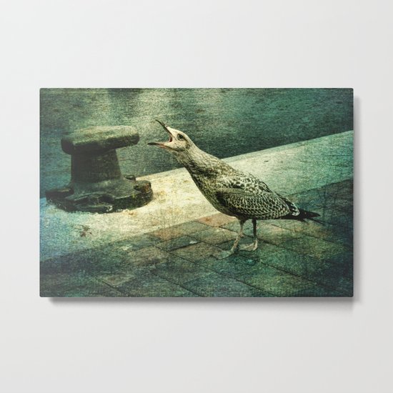 The Cry of The Gull Metal Print