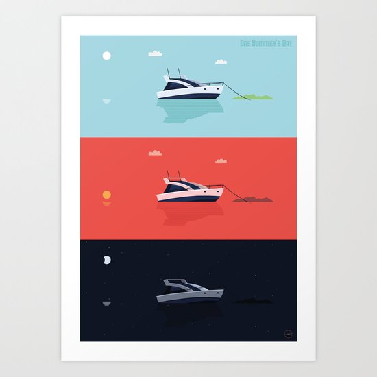 ONE SUMMER'S DAY Art Print