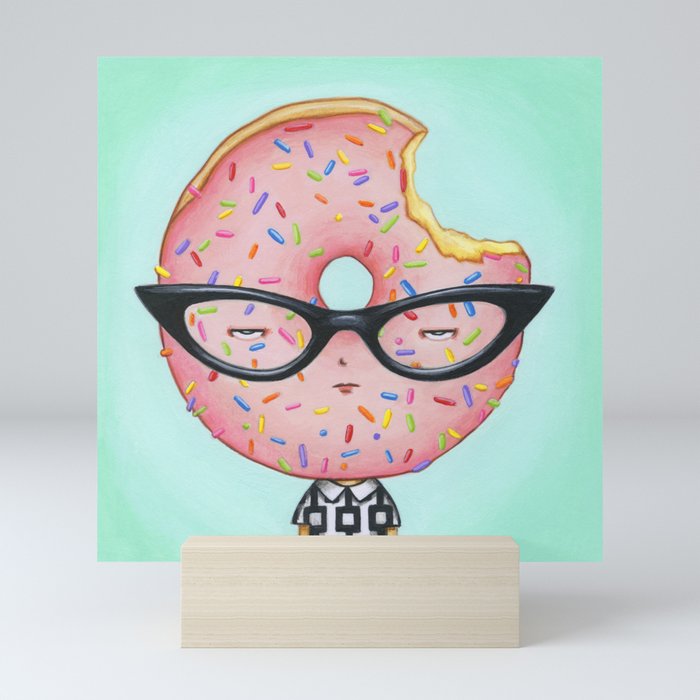 Glazed and Confused with Sprinkles (mod) Mini Art Print