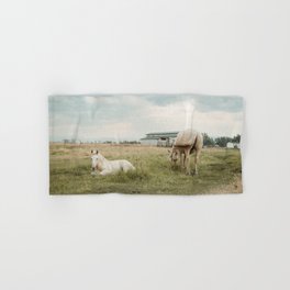 White Horses, Montana Hand & Bath Towel