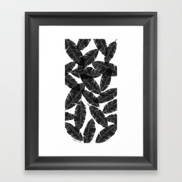 Banana Leaf Framed Art Print