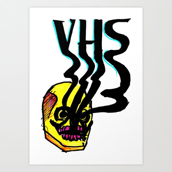 VHS Art Print