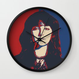 Kate Bush Pop Art Style Wall Clock | Digital, Singer, Katebush, Graphicdesign, Musician, 80S, Retro, Dance, Music, Popartstyle 