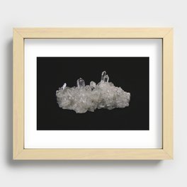 Lemurian Ice Quartz Recessed Framed Print