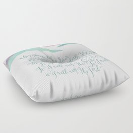 It Is Well With My Soul-Hymn / v.2 Floor Pillow