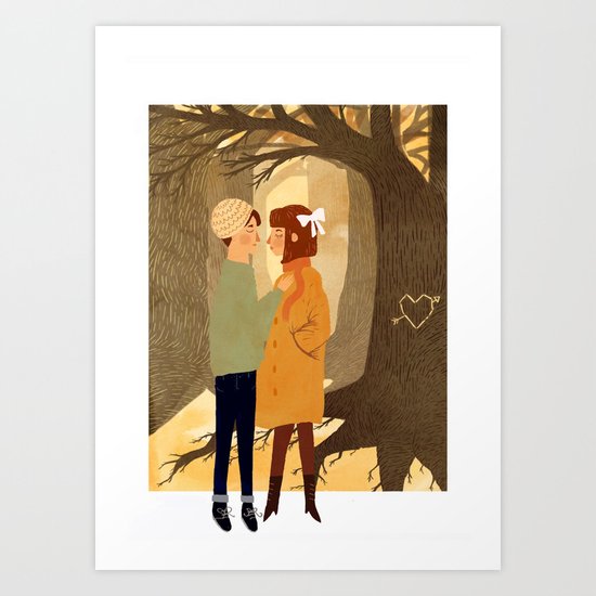 Oh, you are the roots that sleep beneath my feet and hold the earth in place. Art Print