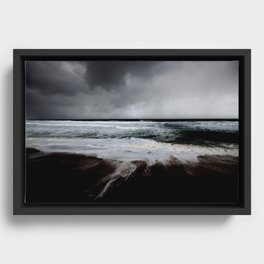 Incoming Squall Framed Canvas