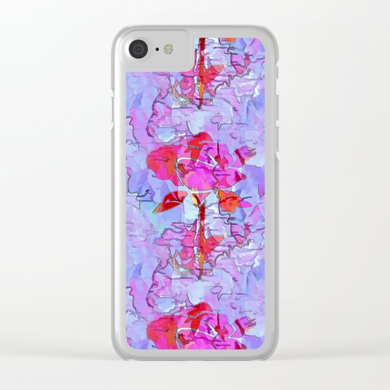 Regal Rose Clear iPhone Case