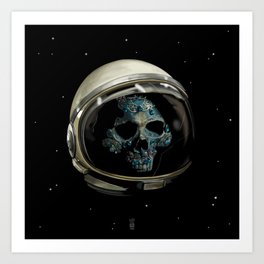 Holy Starman Skull II Art Print
