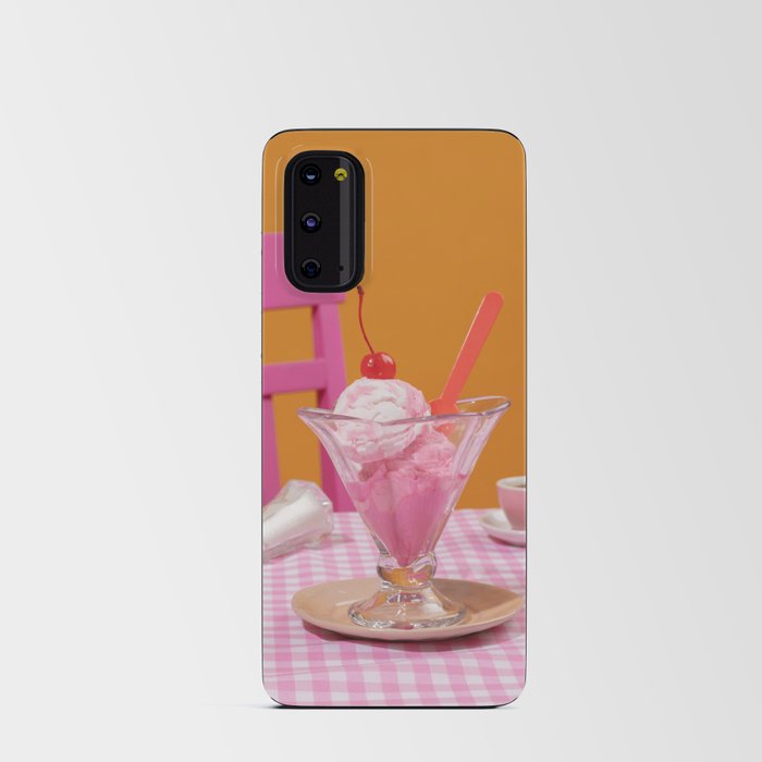 Cherry-Topped Ice Cream Android Card Case