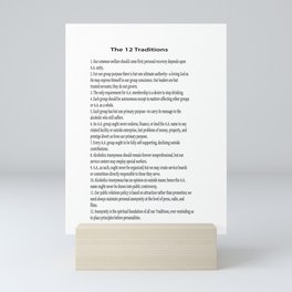 The 12 Traditions Mini Art Print
