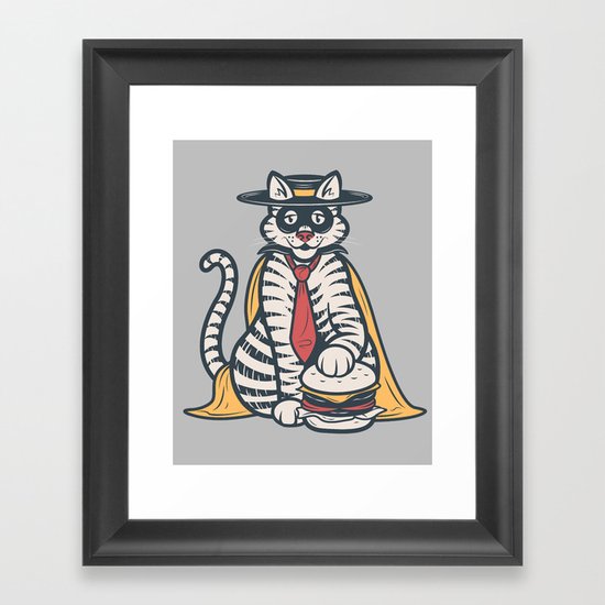The Cheeze Burglar Framed Art Print