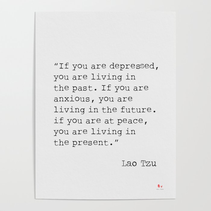 Lao Tzu important quote Poster