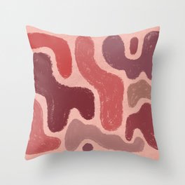Flowing love Throw Pillow