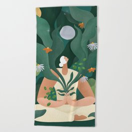 When things change inside you, things change around you. Beach Towel