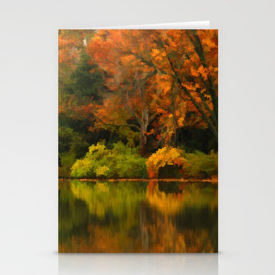 Across the Lake Stationery Cards