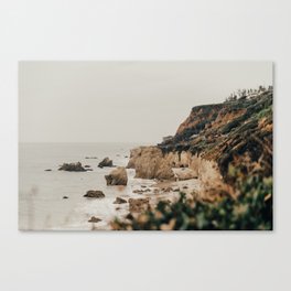 coastline / malibu, ca Canvas Print