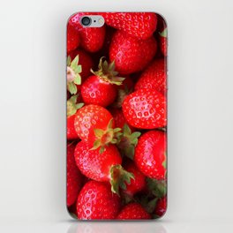 Strawberry pattern iPhone Skin