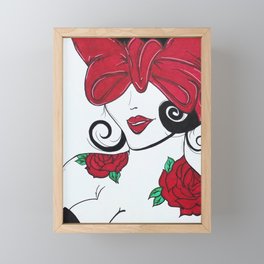 Red Roses Framed Mini Art Print