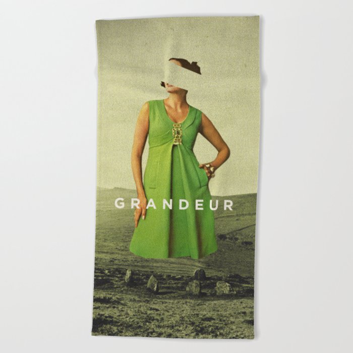 Grandeur Beach Towel by Frank Moth Society6