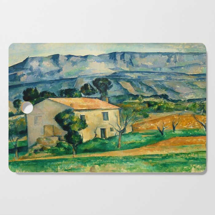 Paul Cézanne House in Provence (Maison devant la Sainte-Victoire près de Gardanne) 1885 Cutting Board
