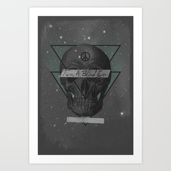 Blind Eye Art Print