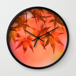 Autumn leaves of Japan Wall Clock